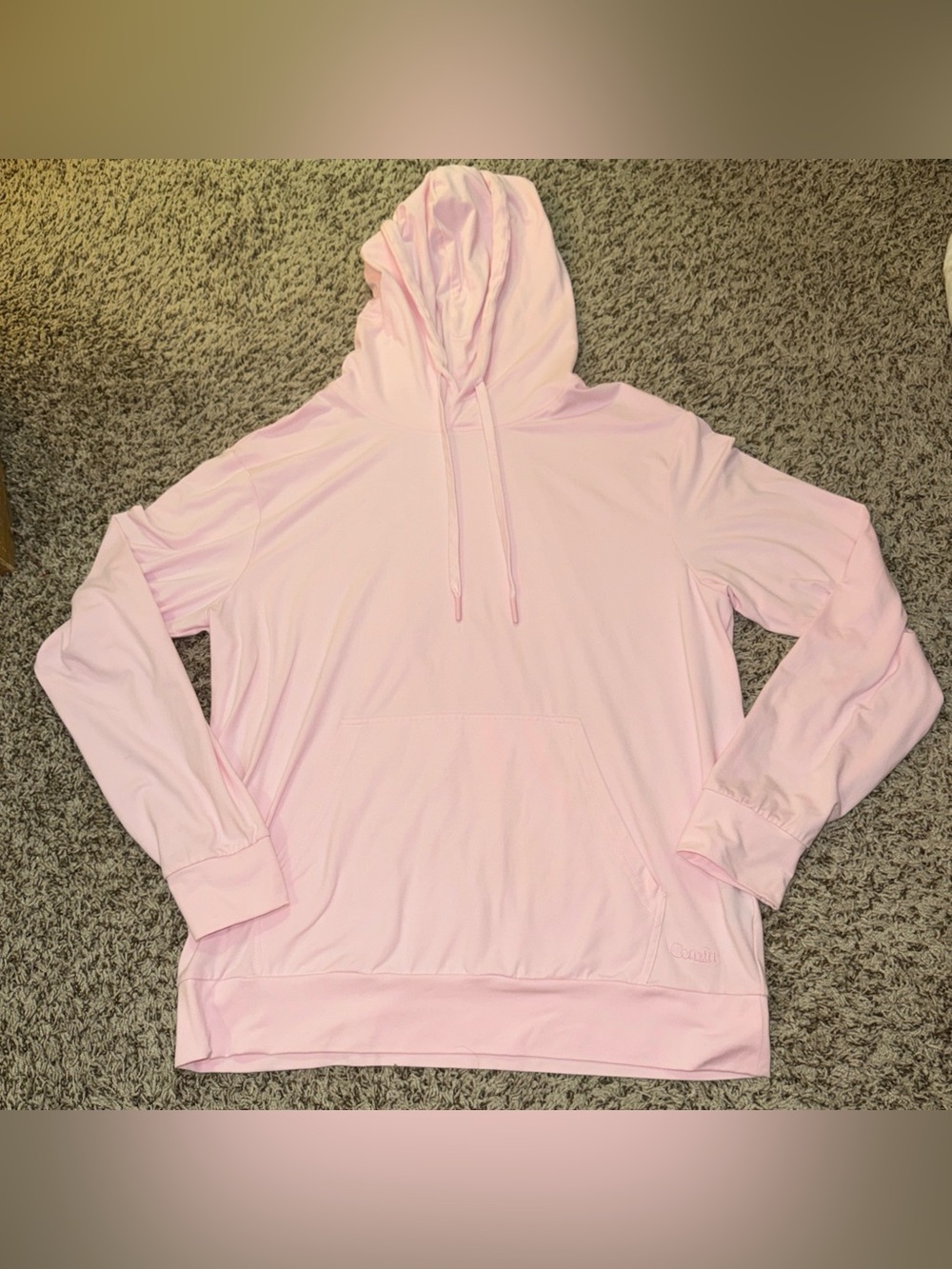 Comfrt AllDay Jersey Hoodie Womens Medium Cherry Blossom Limited Edition NWOT - Picture 4 of 11